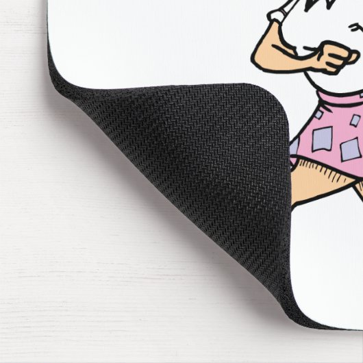 Dame Golfer Tshirts und Geschenke Mousepad (Ecke)