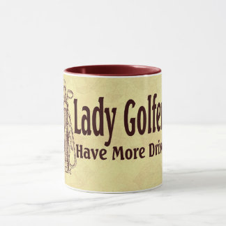 Dame Golfers Tasse