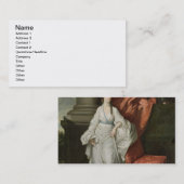 Dame Grant, Ehefrau von Sir James Grant, BT., Visitenkarte (Vorne/Hinten)