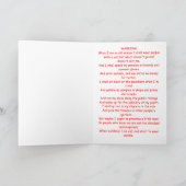 Dame im roten Hut Karte (Innenseite)