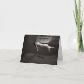 Dame im Wasser Karte (Vorderseite)