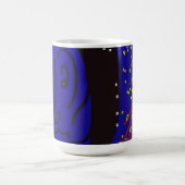 Dame im Winter Kaffeetasse (Mittel)
