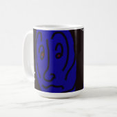 Dame im Winter Kaffeetasse (Vorderseite Links)