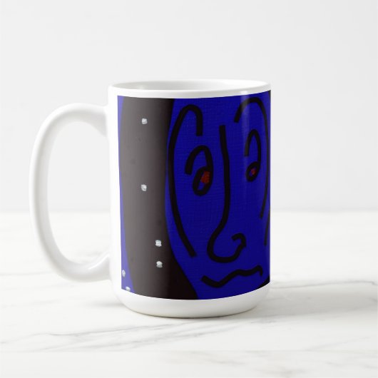 Dame im Winter Kaffeetasse (Links)