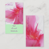 Dame In The Wind Visitenkarte (Vorne/Hinten)