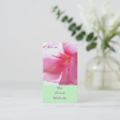 Dame In The Wind Visitenkarte (Stehend Vorderseite)