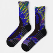 Dame in Wintersocken Socken (Links)
