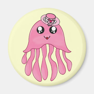 Dame Jellyfish Magnet