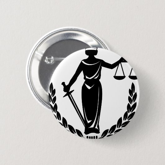 DAME JUSTICE CO. BUTTON (Vorne & Hinten)