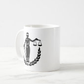 DAME JUSTICE CO. KAFFEETASSE (Vorderseite Links)