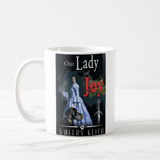 Dame Kaffee-der Tasse des Freude-Buch-1 (Links)