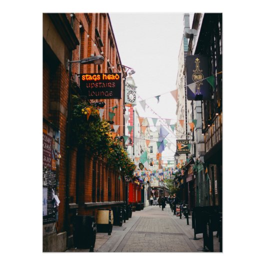 Dame Lane Dublin - Fotografie Poster (Vorderseite)