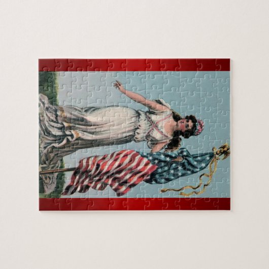 Dame Liberty 1 Puzzle (Horizontal)