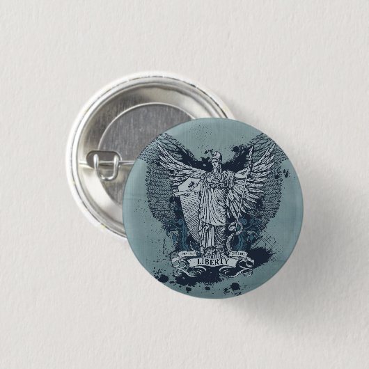 Dame Liberty Button (Vorne & Hinten)
