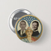 Dame Liberty Button Obama-/Webb (Vorne & Hinten)