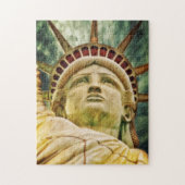 Dame Liberty, Freiheitsstatue Puzzle (Vertikal)