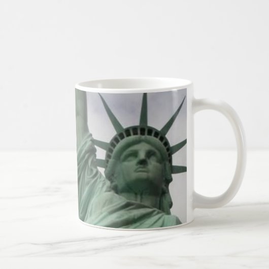 Dame Liberty New York Kaffeetasse (Rechts)