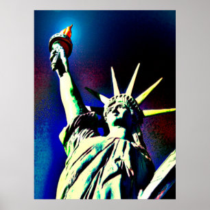 Dame Liberty Poster