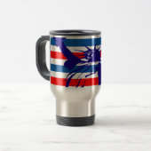 Dame Liberty Travel Mug Reisebecher (Vorderseite Links)