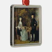 Dame Lloyd und ihr Sohn Thomas Gainsborough-|, Silbernes Ornament (Rechts)