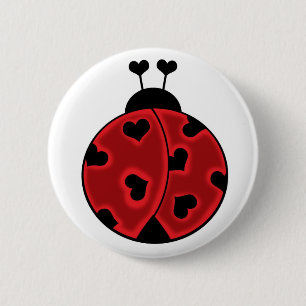 Dame Love Bug Button