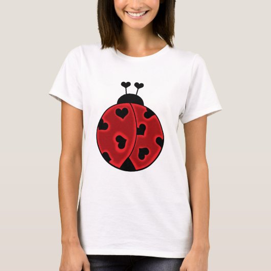 Dame Love Bug T-Shirt (Vorderseite)