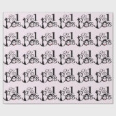 Dame lustige Packpapiere des Chefs #1 Geschenkpapier (Flach)