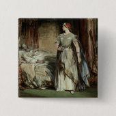 Dame Macbeth, 1850 Button (Vorderseite)