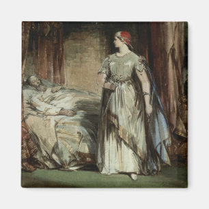 Dame Macbeth, 1850 Magnet