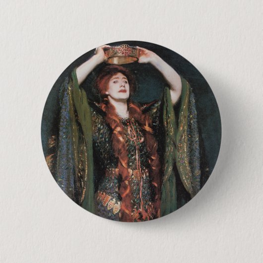 Dame Macbeth Button (Vorderseite)