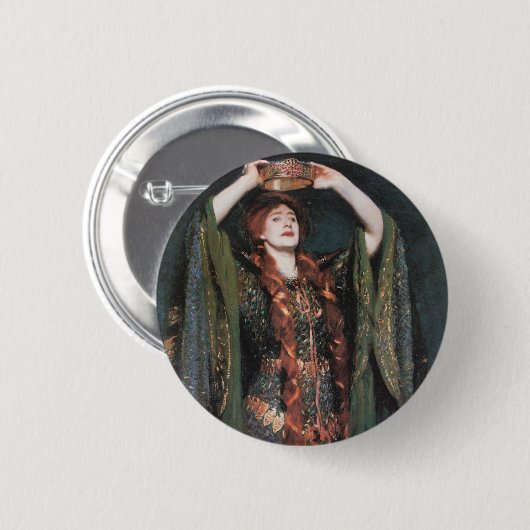 Dame Macbeth Button (Vorne & Hinten)