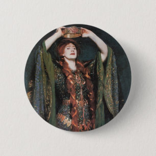 Dame Macbeth Button
