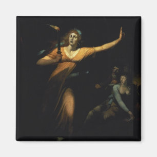 Dame Macbeth Sleepwalking, 1783 (Öl auf Leinwand) Magnet