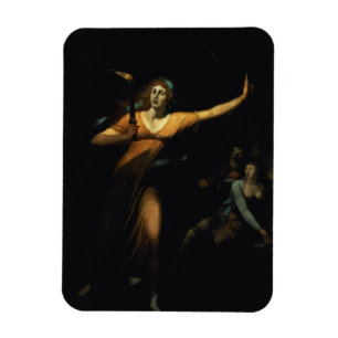 Dame Macbeth Sleepwalking, 1783 (Öl auf Leinwand) Magnet