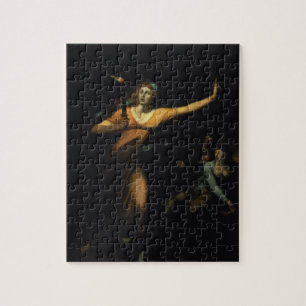 Dame Macbeth Sleepwalking, 1783 (Öl auf Leinwand) Puzzle