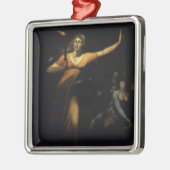 Dame Macbeth Sleepwalking, 1783 (Öl auf Leinwand) Silbernes Ornament (Links)