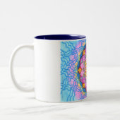 Dame Master Mandala Mug Zweifarbige Tasse (Links)