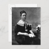 Dame Millicent Fawcett, c.1880 Postkarte (Vorne/Hinten)