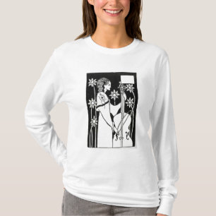 Dame mit Cello, von "Le Morte d'Arthur" ` (litho) T-Shirt