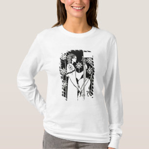 Dame mit Cello, von "Le Morte d'Arthur" ` (litho) T-Shirt
