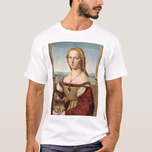 Dame mit einem Einhorn T-Shirt (Vorderseite)