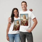 Dame mit einem Einhorn T-Shirt (Unisex)