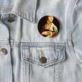 Dame mit einem Ermine durch Leonardo da Vinci C. Button (Beispiel)