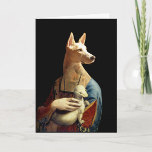 Dame mit einem Ermine, Luna-Version Karte