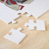 Dame mit einem Fächer Puzzle (Seite)