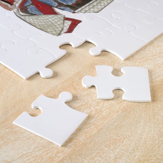 Dame mit einem Fächer Puzzle (Seite)