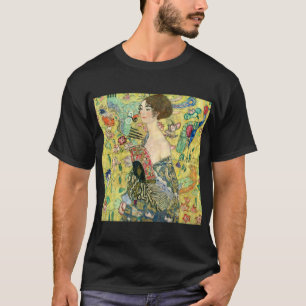 Dame mit Fächer - Gustav Klimt T-Shirt