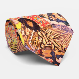 Dame mit Fächer von Gustav Klimt Krawatte