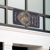 Dame mit Gitarre Banner (Äußeres Gebäude)