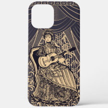 Dame mit Gitarre